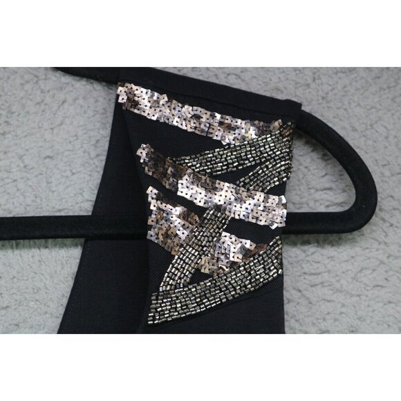 Guess Sleeveless Beaded Bodycon Dress-Size Small - Picture 3 of 9